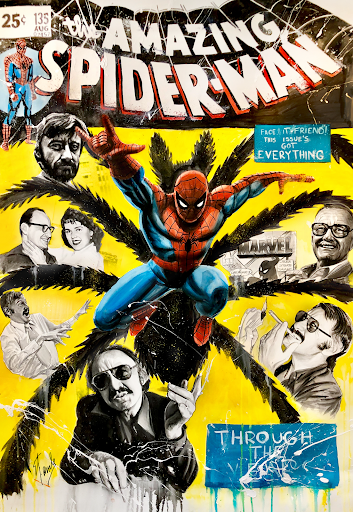 stan lee spider man nft comic book cover